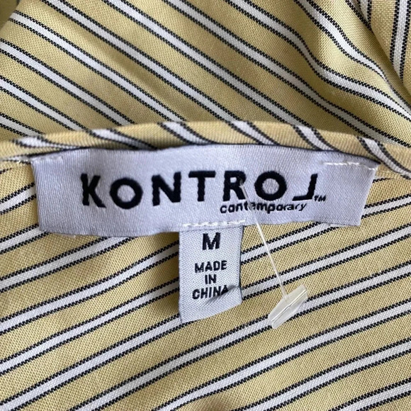 💥🆕Bohemian Bell Long Sleeve Stripped Lace Blouse M🆕 - Picture 6 of 8